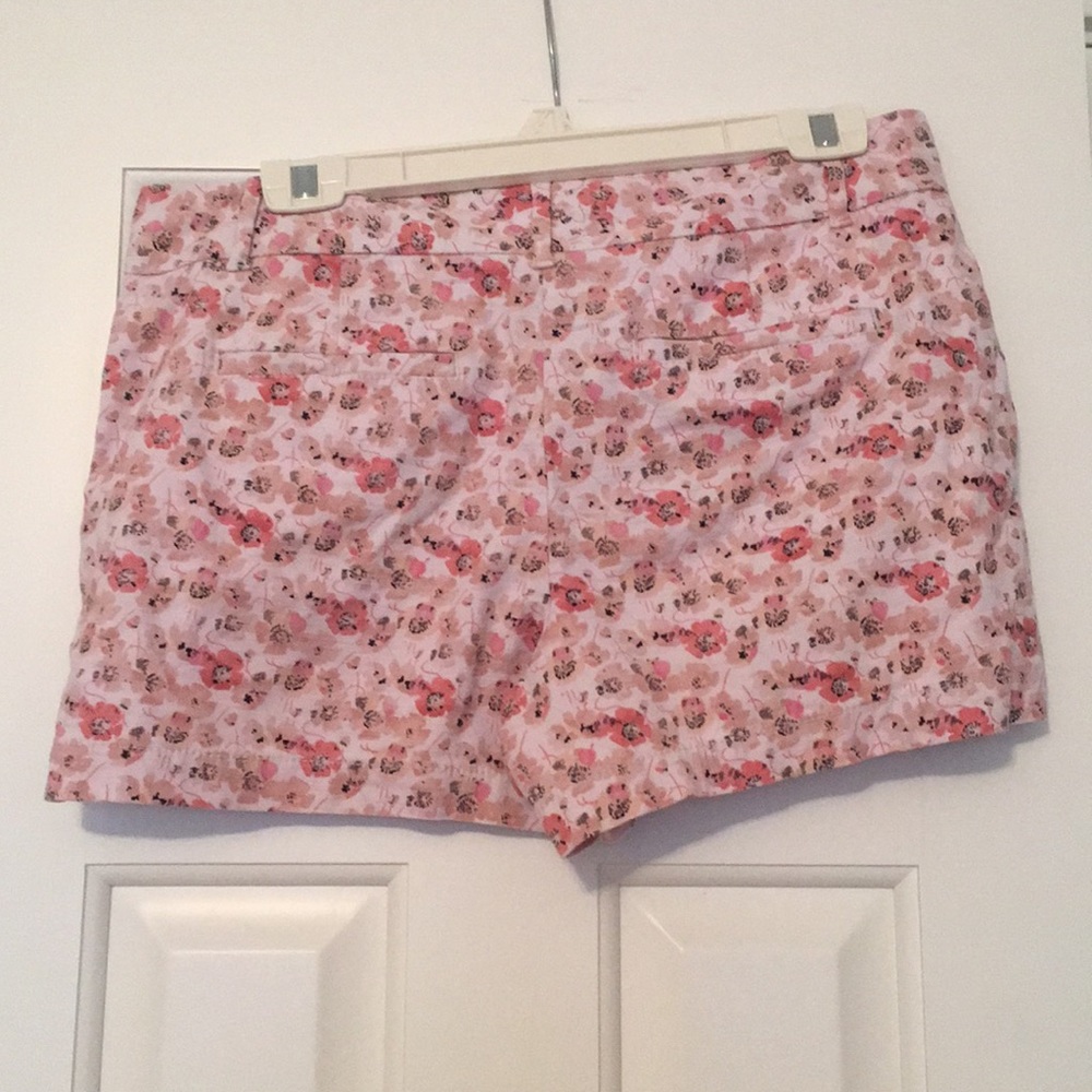 LOFT pink poppy shorts - Picture 2 of 4